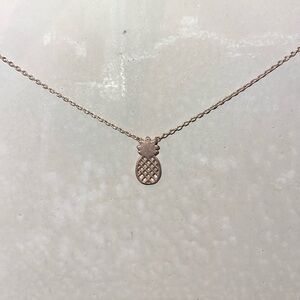 Rose Gold Pineapple Necklace